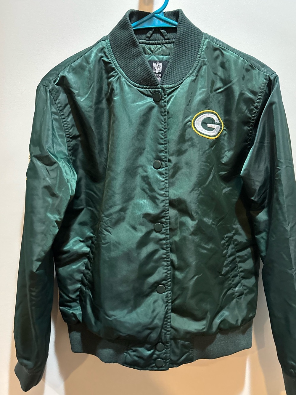 Green Bay Packers Men's Emerald Green Bomber Jacket vintage